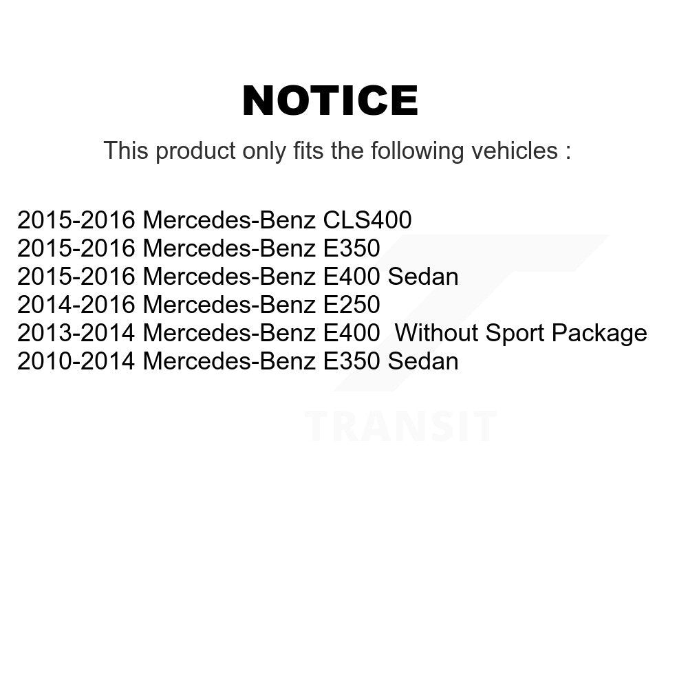 Front Rear Semi-Metallic Brake Pads Kit For Mercedes-Benz E350 E400 E250 CLS400 KSM-100129