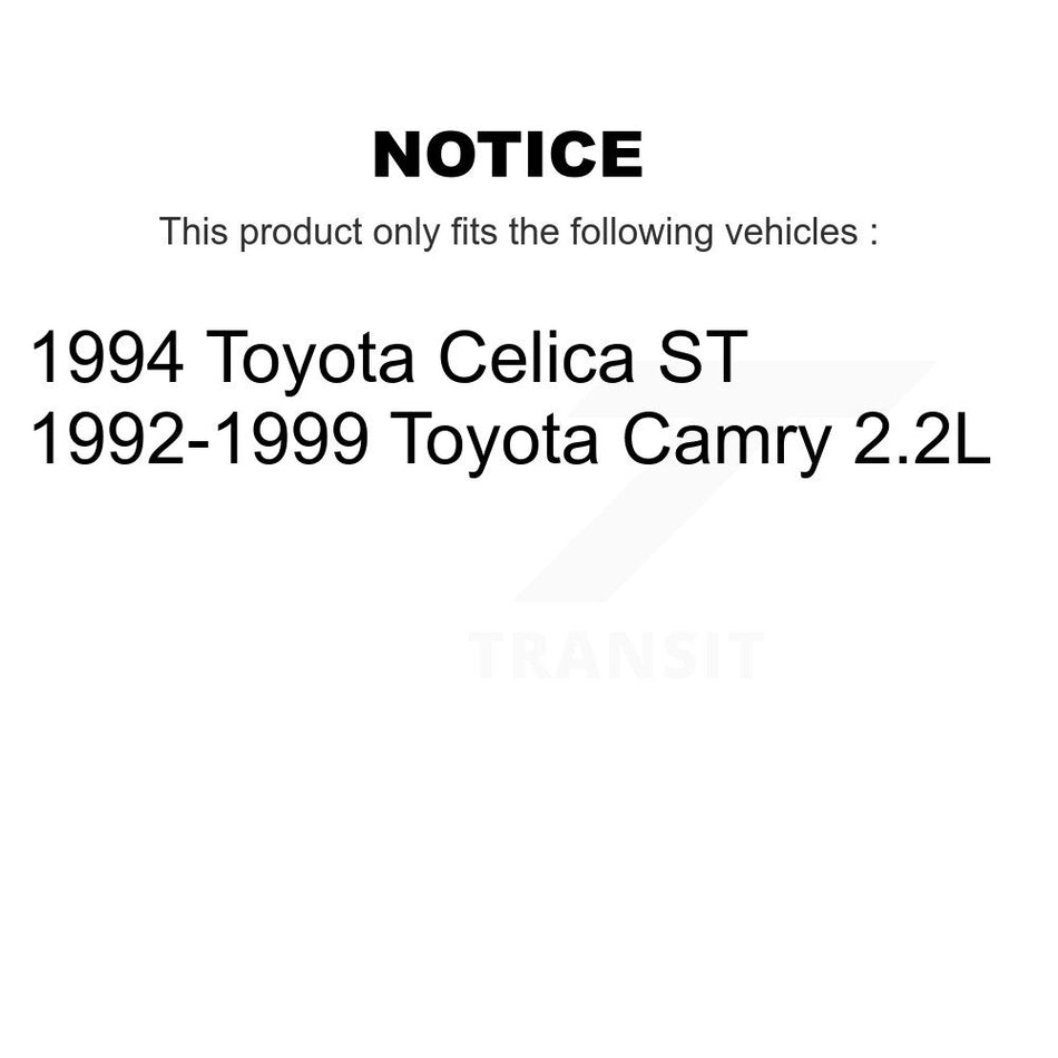 Front Rear Semi-Metallic Brake Pads Kit For Toyota Camry Celica KSM-100267