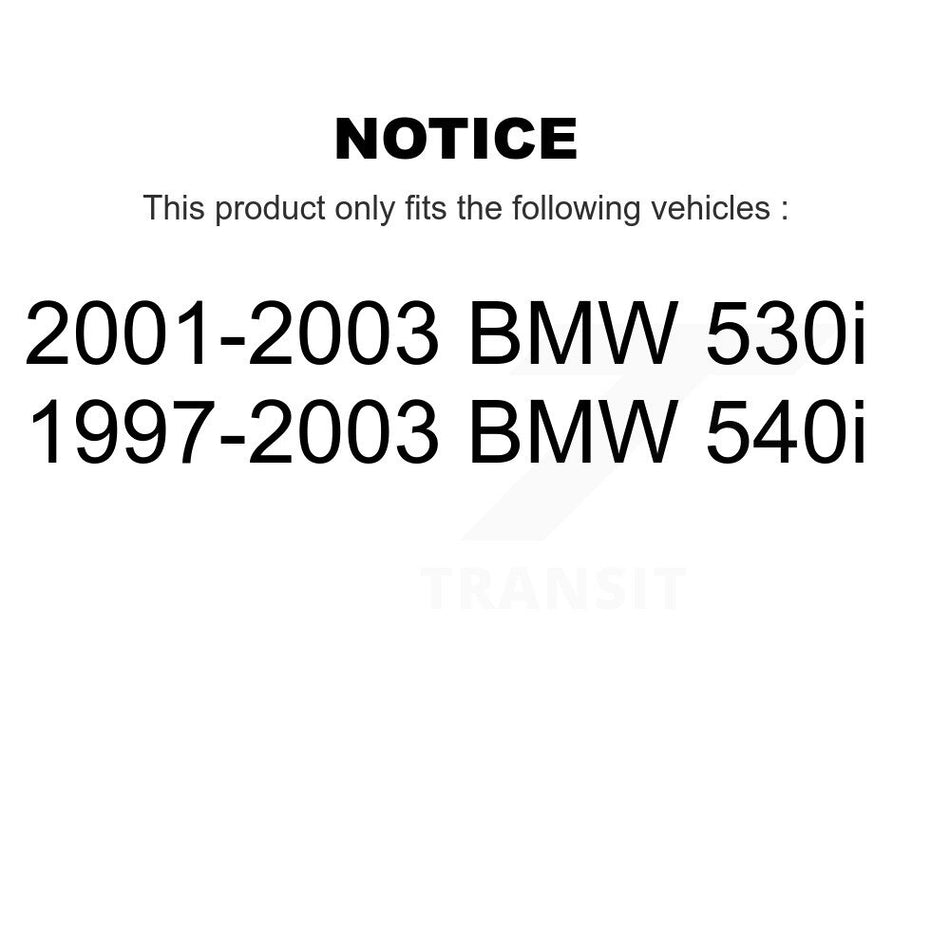 Front Rear Semi-Metallic Brake Pads Kit For BMW 540i 530i KSM-100295