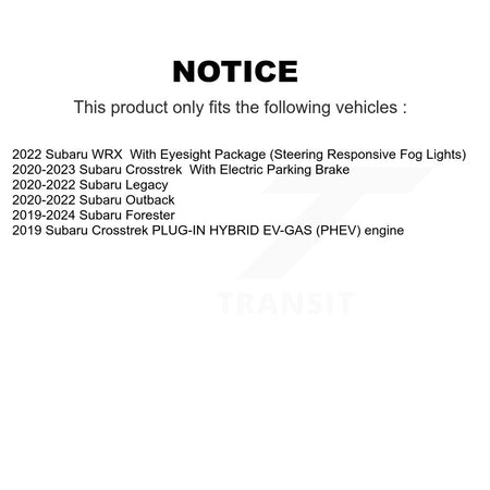 Front Rear Semi-Metallic Brake Pads Kit For Subaru Crosstrek Forester Outback WRX Impreza KSM-100604