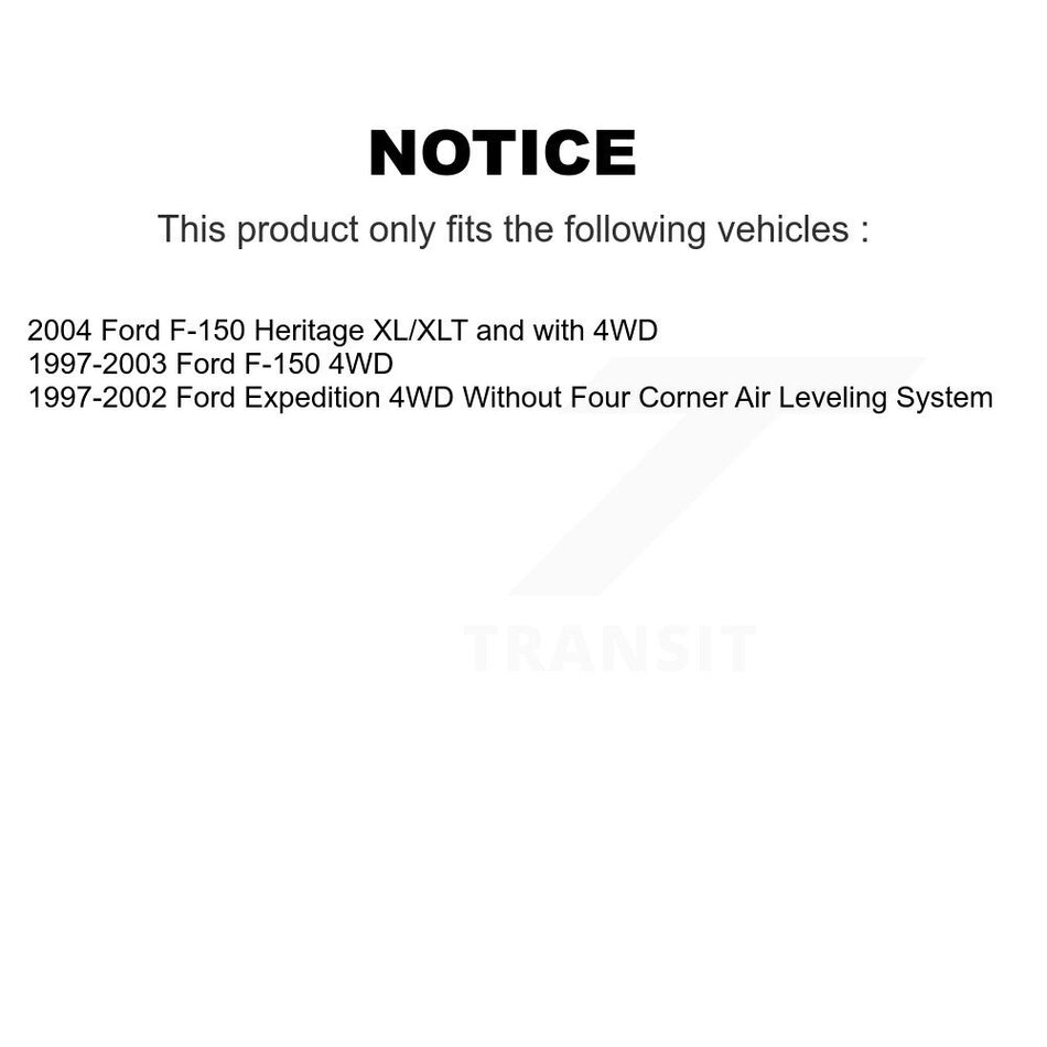 Front Suspension Shock Absorber And TOR Link Kit For Ford F-150 Expedition Heritage F-250 KSS-100020