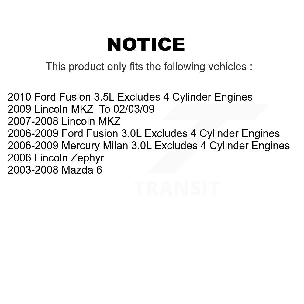 Front Left Shock Assembly TQ Link Kit For Ford Fusion Mazda 6 Lincoln MKZ Zephyr Mercury KSS-104362