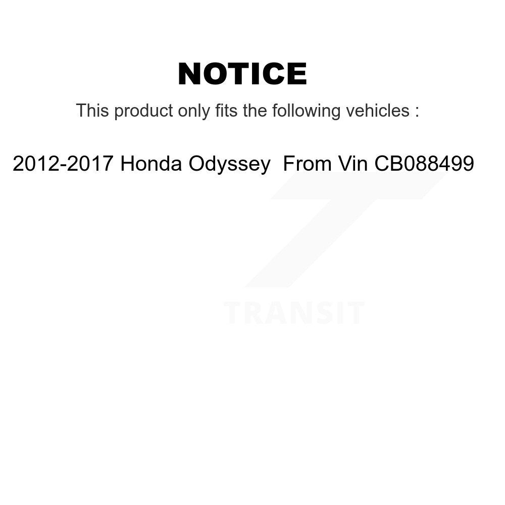 Front Left Shock Assembly TQ Link Kit For Honda Odyssey 2011-2012 Fits Up To Vin CB088499 KSS-104484