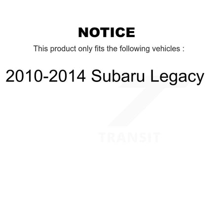 Front Left Complete Shock Assembly And TOR Link Kit For 2010-2014 Subaru Legacy KSS-104657