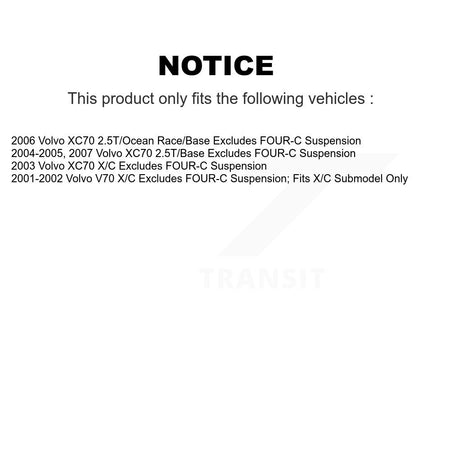 Front Left Complete Shock Assembly And TOR Link Kit For Volvo XC70 V70 KSS-104739