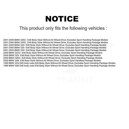 Front Left Shock Assembly TOR Link Kit For BMW 330Ci 325i 325Ci 320i 330i 323i 328i 323Ci KSS-104781