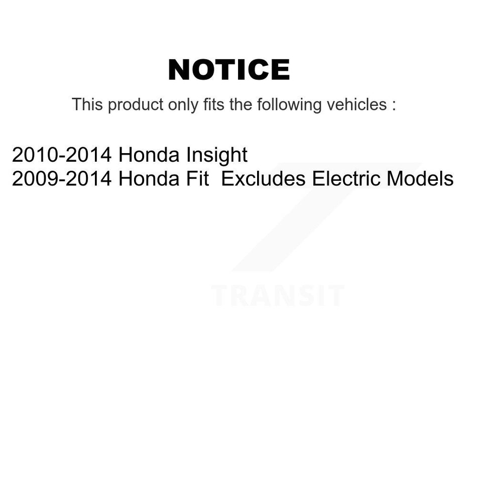 Front Right Complete Shock Assembly And TOR Link Kit For Honda Fit Insight KSS-105070
