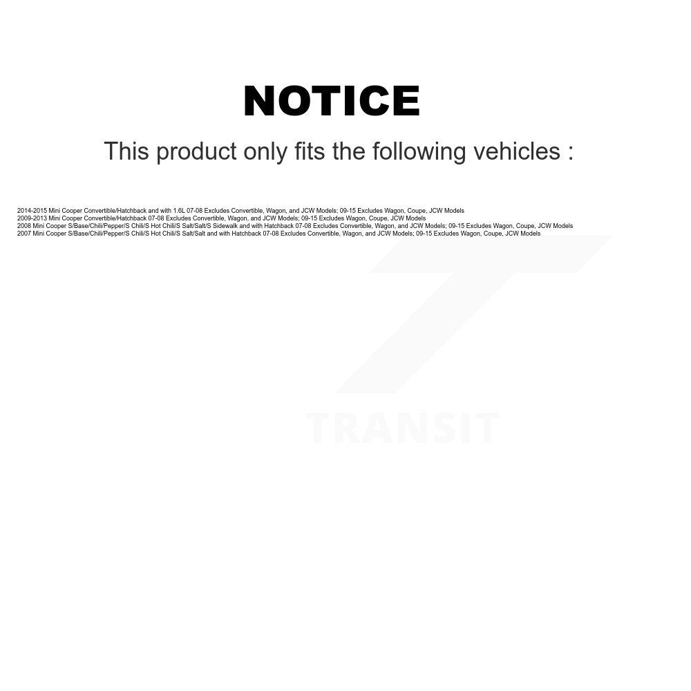 Front Right Complete Shock Assembly And TOR Link Kit For Mini Cooper KSS-105088