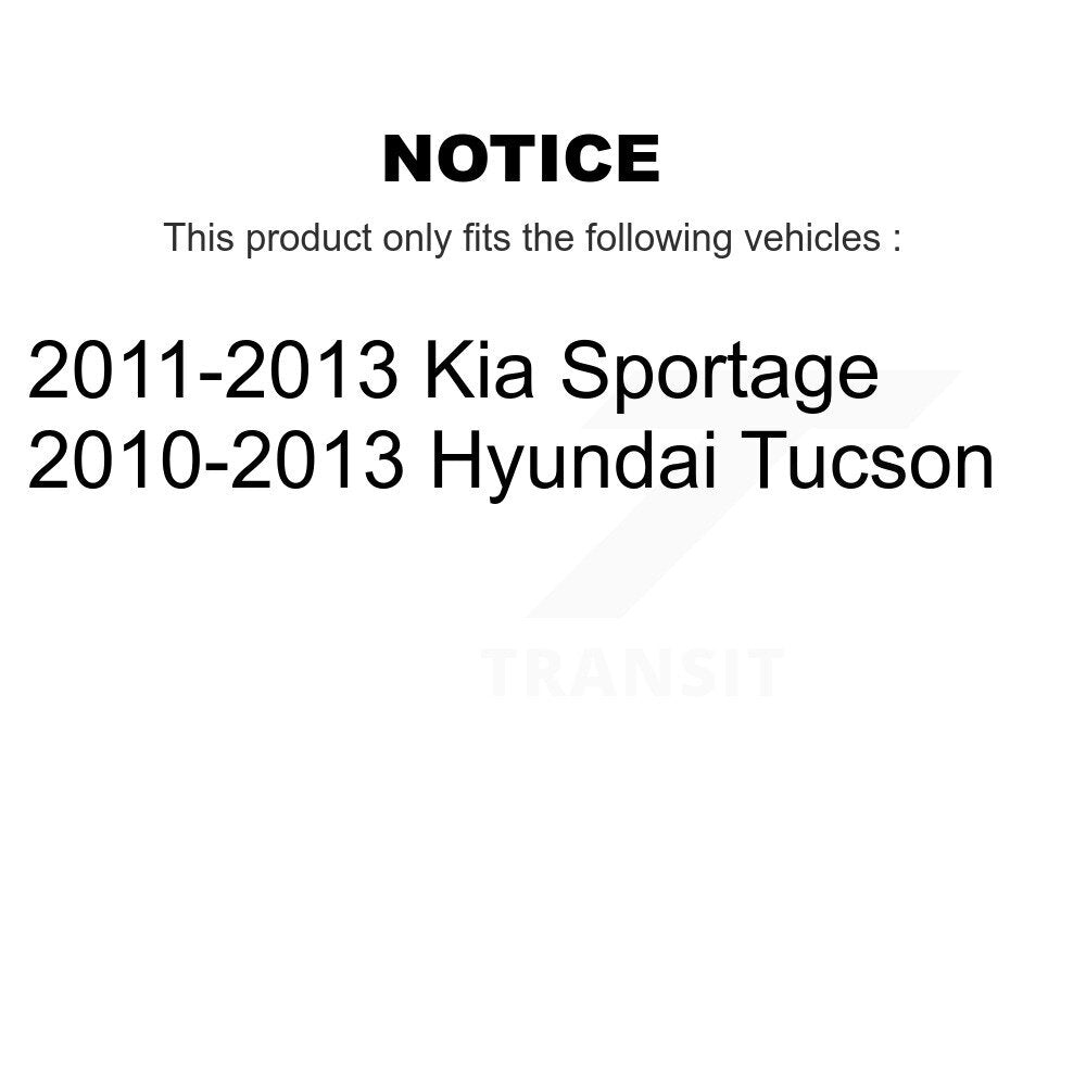 Front Right Complete Shock Assembly And TOR Link Kit For Hyundai Tucson Kia Sportage KSS-105122