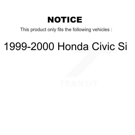 Front Right Complete Shock Assembly And TOR Link Kit For 1999-2000 Honda Civic Si KSS-105142