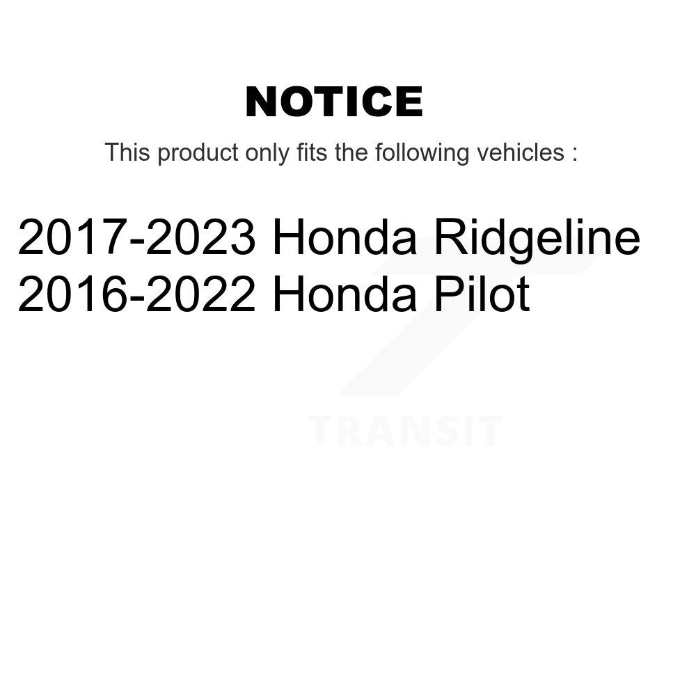 Front Left Complete Shock Assembly And TOR Link Kit For Honda Pilot Ridgeline KSS-105374