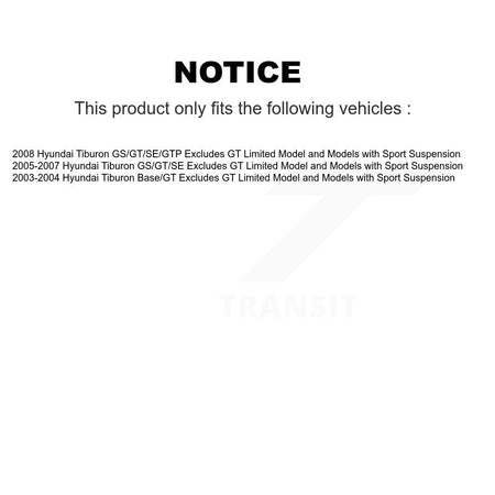 Front Left Complete Shock Assembly And TOR Link Kit For Hyundai Tiburon KSS-105395