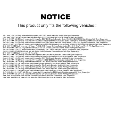 Front Left Shock Assembly & TOR Link Kit For BMW 323i 328i 335i 128i 135i 325i 330i 335is KSS-105420