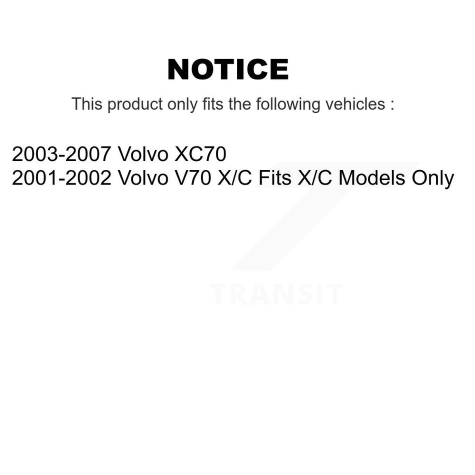Rear Left Complete Shock Assembly And TOR Link Kit For Volvo XC70 V70 KSS-105438