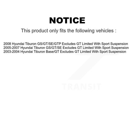 Rear Left Complete Shock Assembly And TOR Link Kit For Hyundai Tiburon KSS-105453