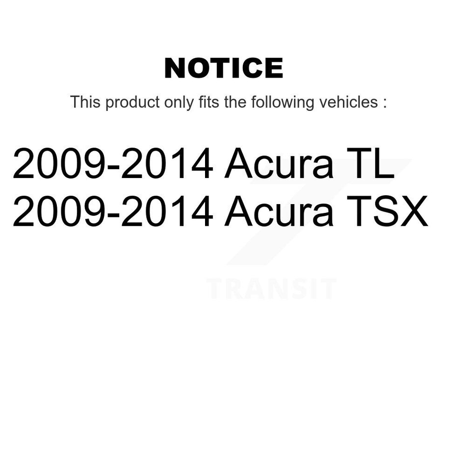 Rear Right Complete Shock Assembly And TOR Link Kit For 2009-2014 Acura TL TSX KSS-105632