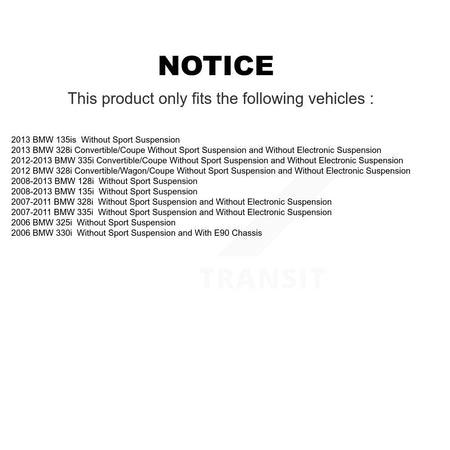 Front Strut And TOR Link Kit For BMW 328i 335i 128i 135i 325i 330i 135is KSS-105982
