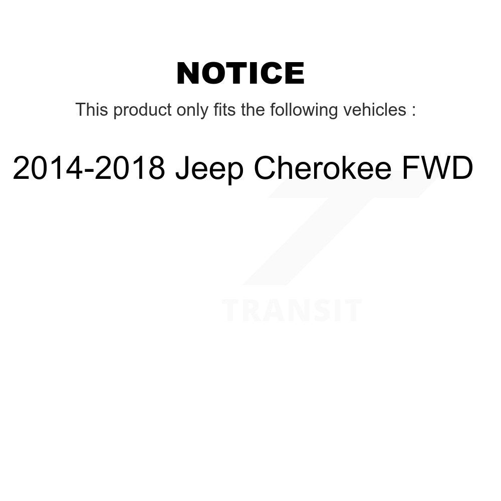 Front Right Strut And TOR Link Kit For 2014-2018 Jeep Cherokee FWD KSS-106195