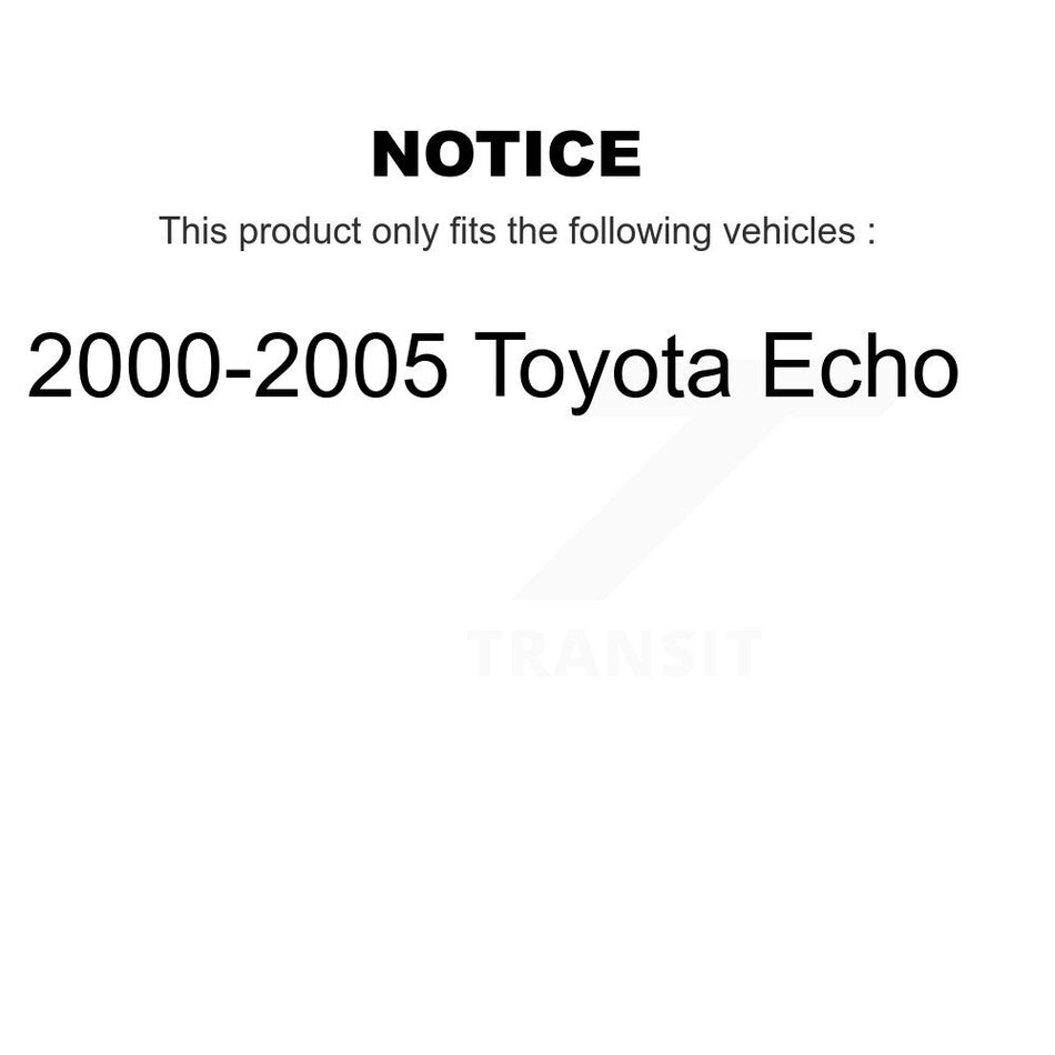 Front Strut And TOR Link Kit For 2000-2005 Toyota Echo KSS-106406