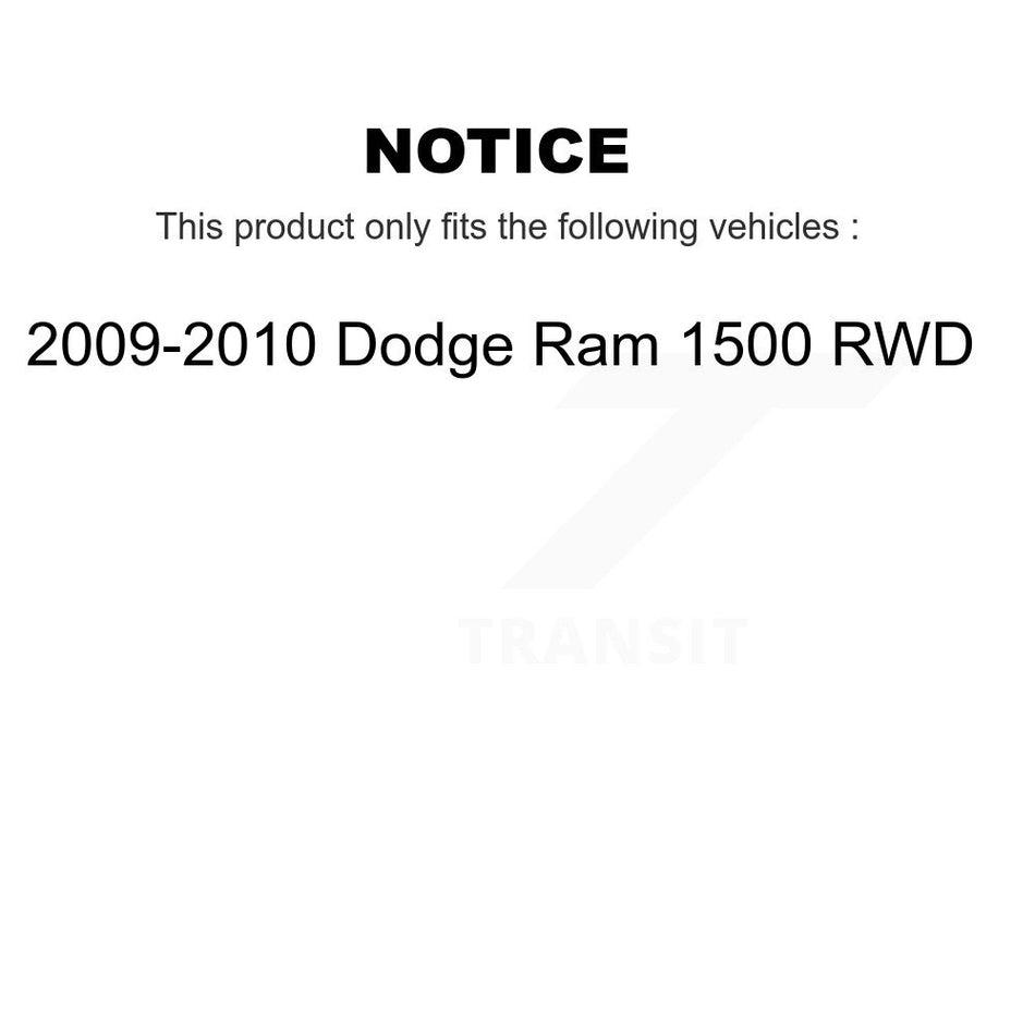Front Strut And TOR Link Kit For 2009-2010 Dodge Ram 1500 RWD KSS-106410