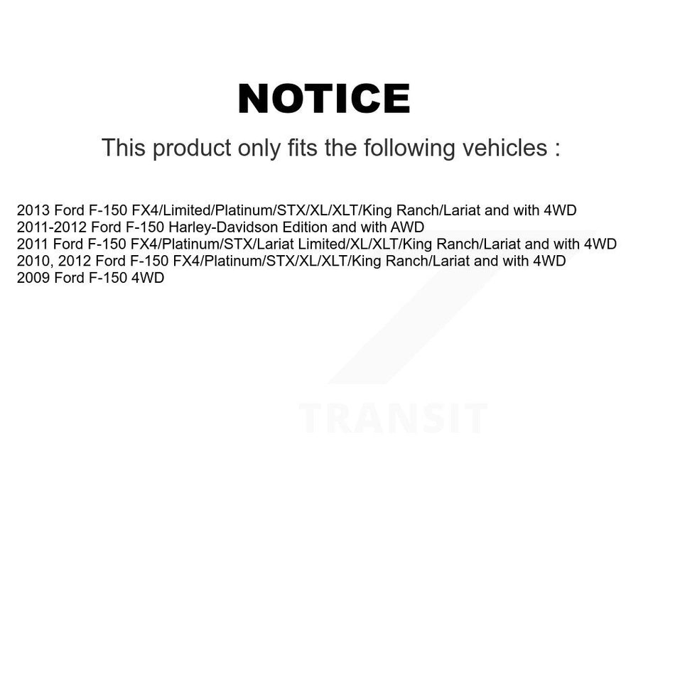 Front Strut And TOR Link Kit For Ford F-150 KSS-106415