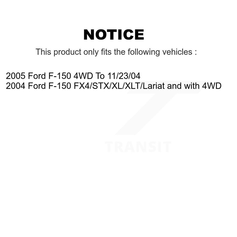 Front Strut And TQ Link Kit For Ford F-150 KSS-106443