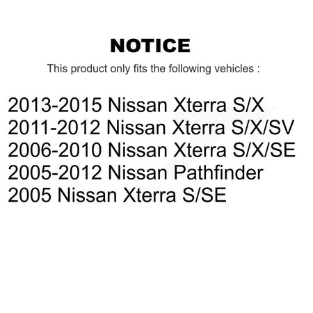 Front Strut And TOR Link Kit For Nissan Pathfinder Xterra KSS-106487