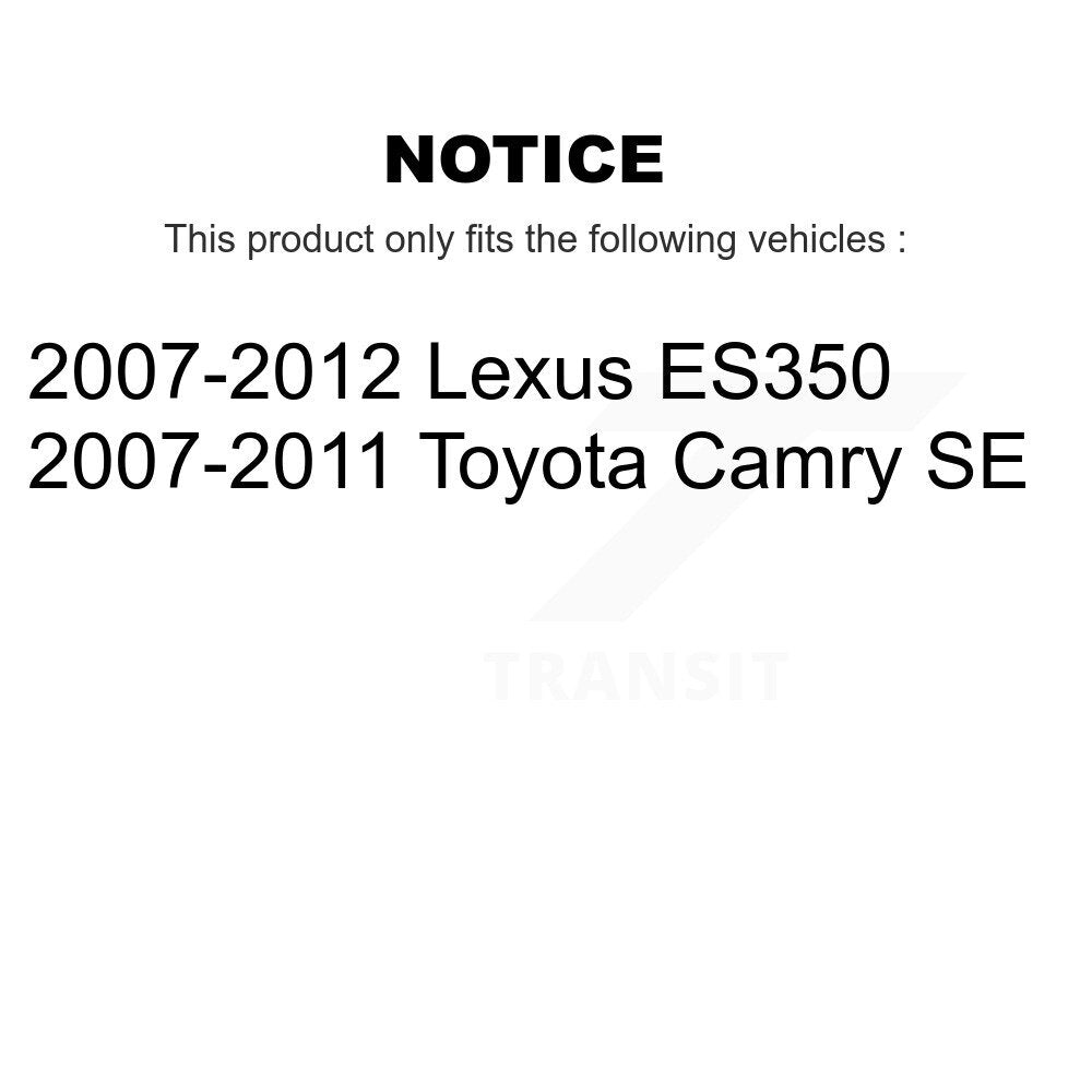Rear Left Strut And TQ Link Kit For Toyota Camry Lexus ES350 KSS-106556