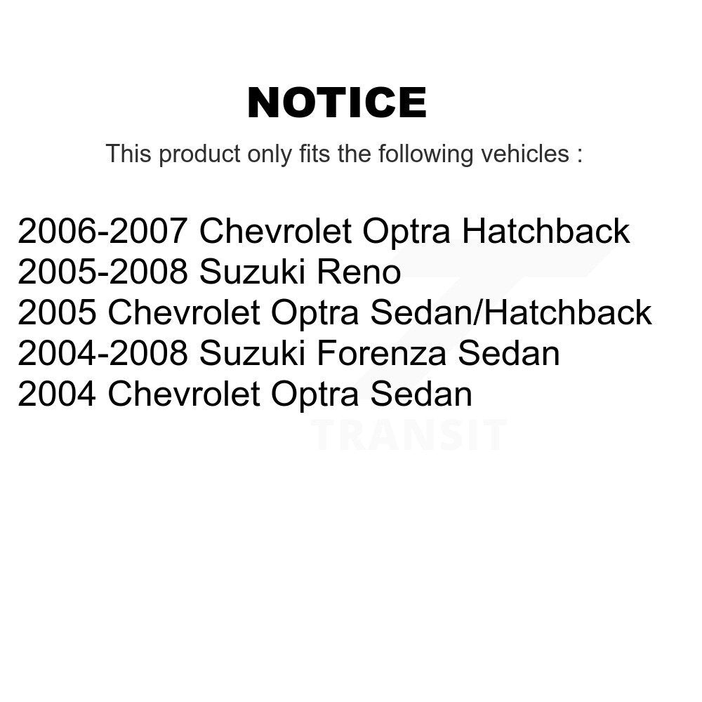Rear Left Strut And TOR Link Kit For Chevrolet Optra Suzuki Forenza Reno KSS-106577