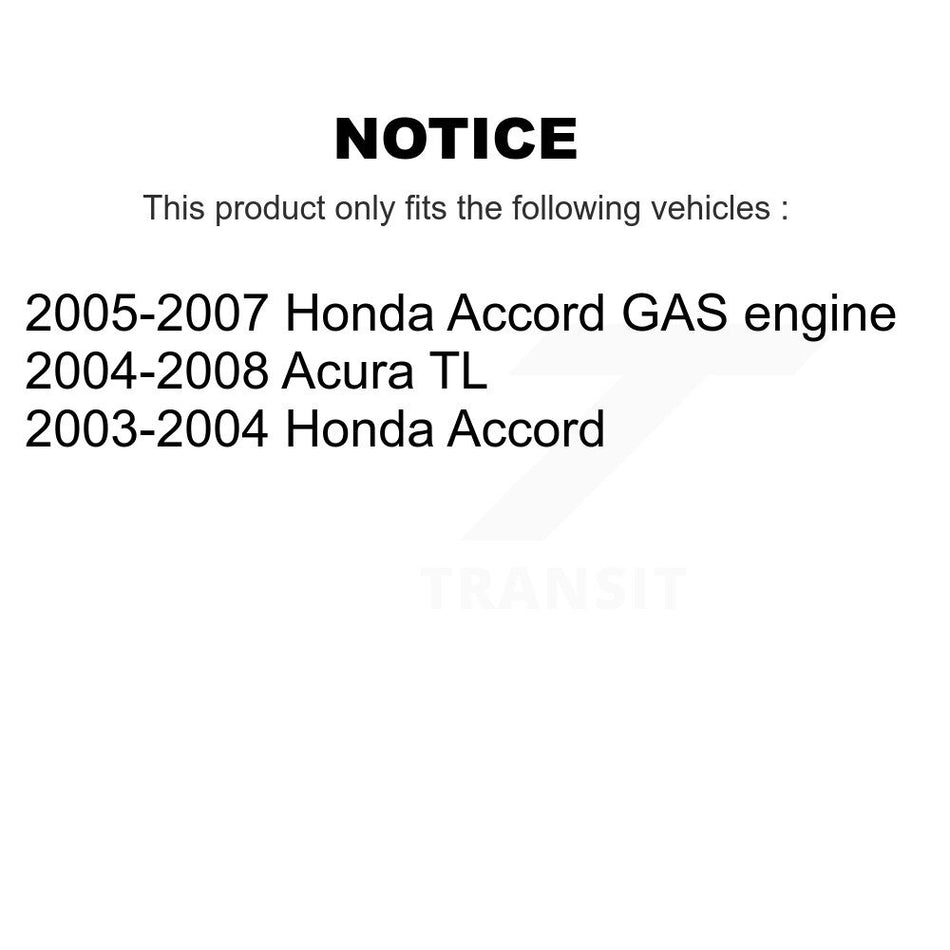Rear Left Strut And TQ Link Kit For Honda Accord Acura TL KSS-106692