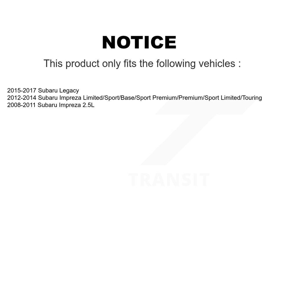 Rear Strut And TOR Link Kit For Subaru Impreza Legacy KSS-106714