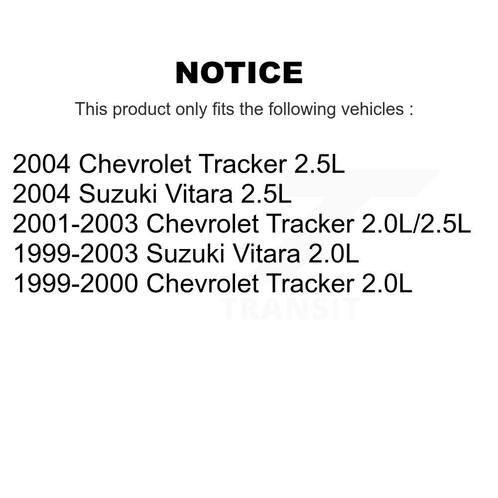 Front Strut And TOR Link Kit Mount For Chevrolet Tracker Suzuki Vitara KSS-106931