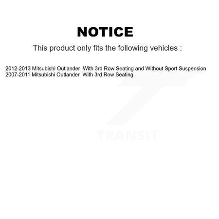 Front Strut TQ Link Kit And Mount For Mitsubishi Outlander KSS-107027