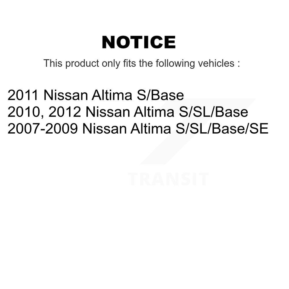 Front Right Strut And TOR Link Kit Mount For Nissan Altima KSS-107043