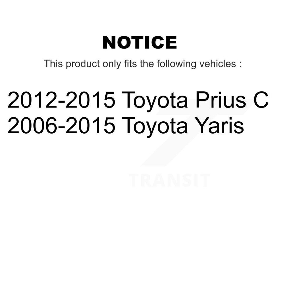 Front Right Strut And TOR Link Kit Mount For Toyota Yaris Prius C KSS-107087