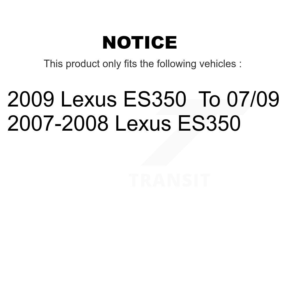 Front Right Strut And TOR Link Kit Mount For Lexus ES350 KSS-107106