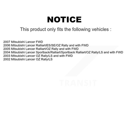 Front Strut And TOR Link Kit Mount For Mitsubishi Lancer KSS-107211