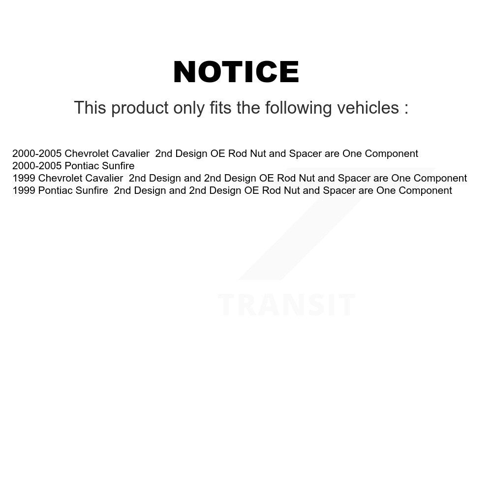 Front Strut And TOR Link Kit Mount For Chevrolet Cavalier Pontiac Sunfire KSS-107219