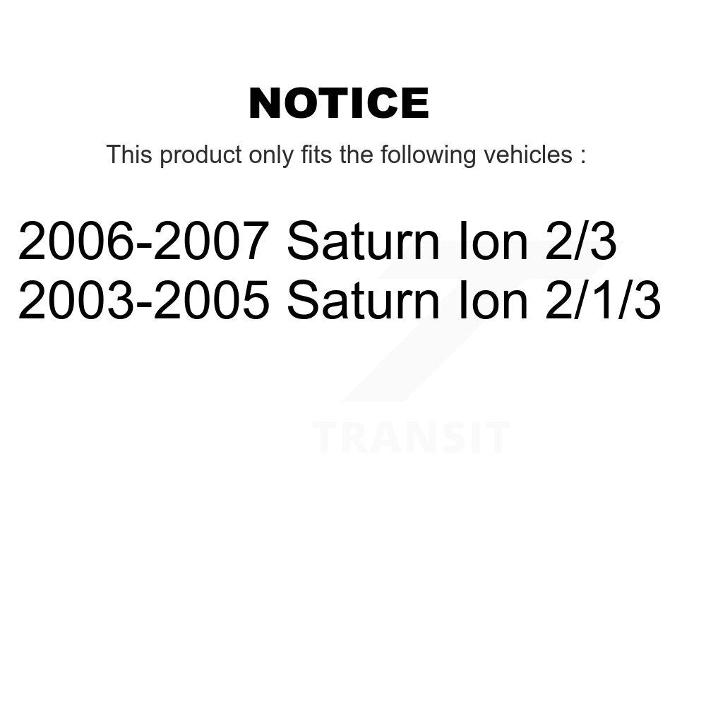 Front Strut TQ Link Kit And Mount For Saturn Ion KSS-107262
