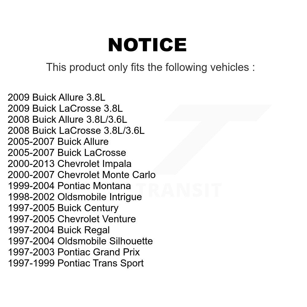 Front Strut TQ Link Kit Mount For Chevrolet Impala Buick LaCrosse Pontiac Monte KSS-107264