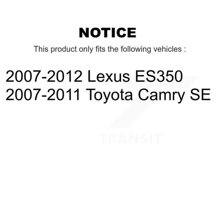 Rear Right Strut TQ Link Kit And Mount For Toyota Camry Lexus ES350 KSS-107303