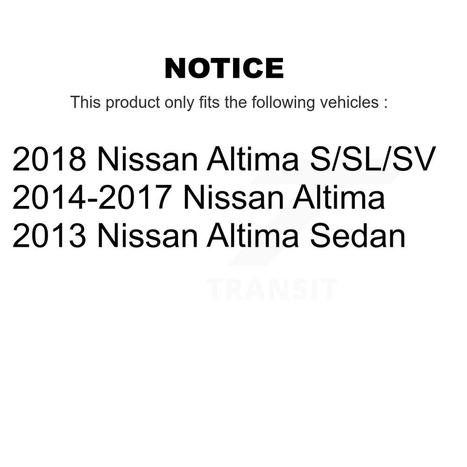 Rear Strut And TOR Link Kit Mount For Nissan Altima KSS-107353