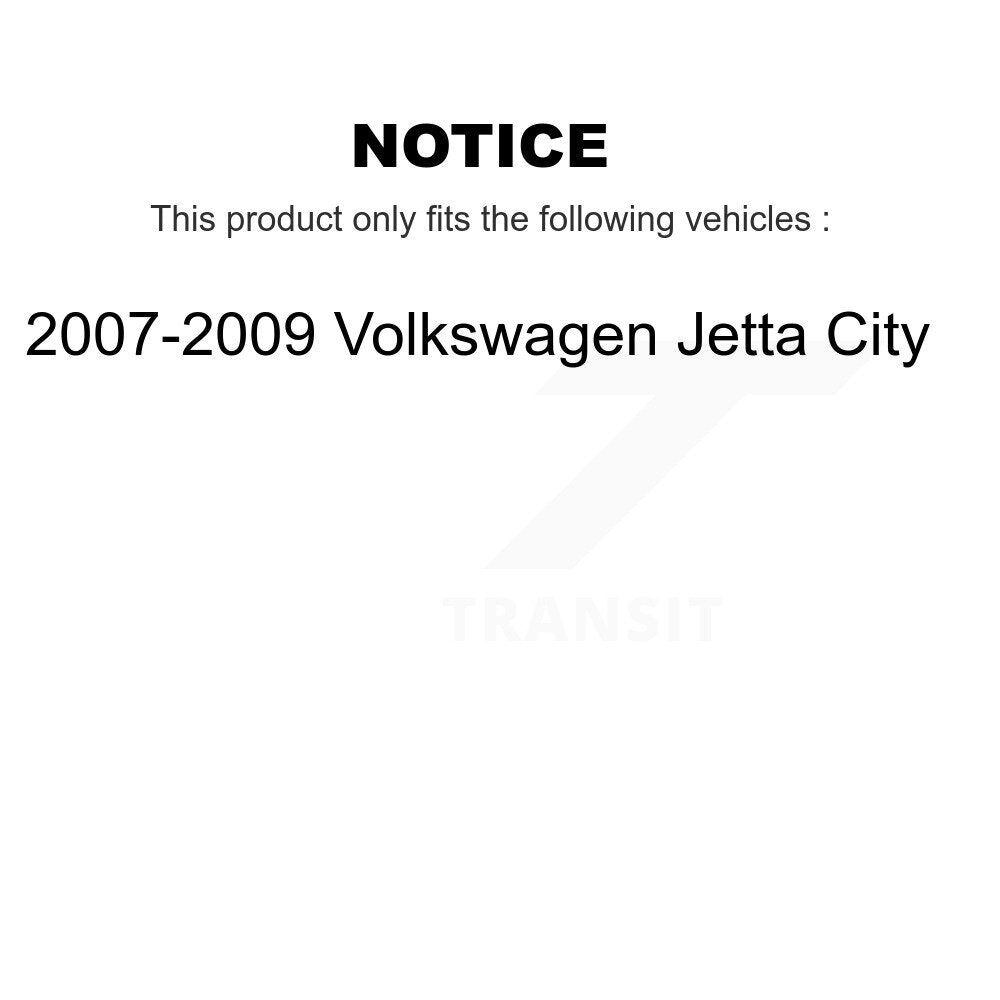 Rear Strut And TOR Link Kit Mount For 2007-2009 Volkswagen Jetta City KSS-107400