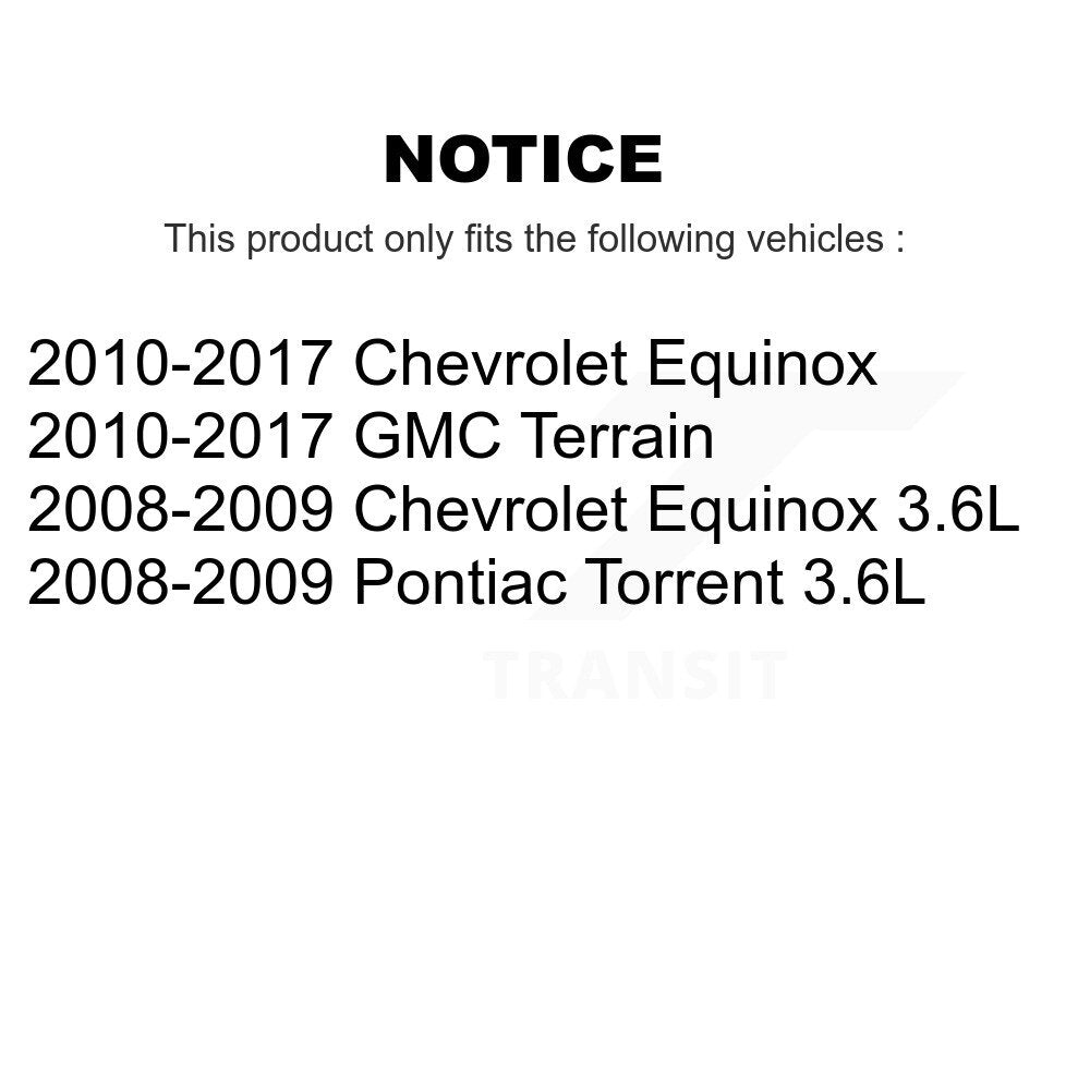 Rear Shock And TOR Link Kit For Chevrolet Equinox GMC Terrain Pontiac Torrent KSS-107431