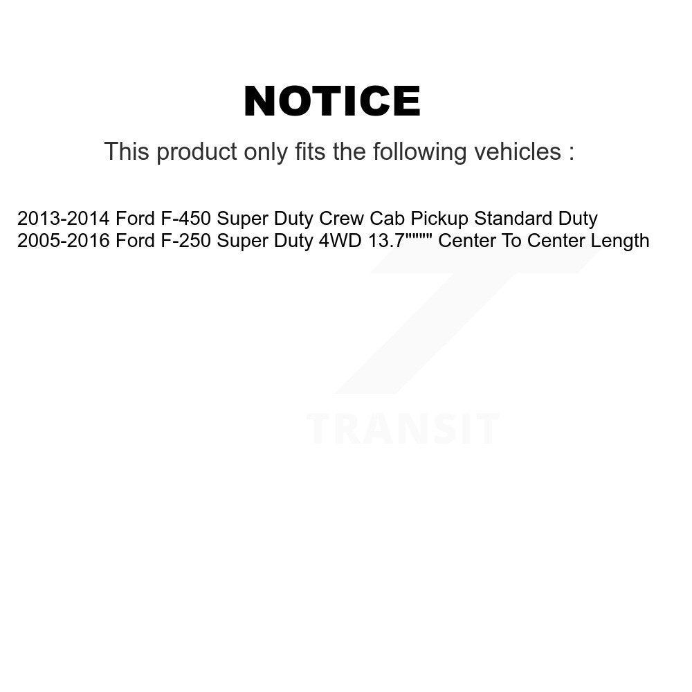 Rear Shock And TOR Link Kit For Ford F-250 Super Duty F-450 KSS-107449