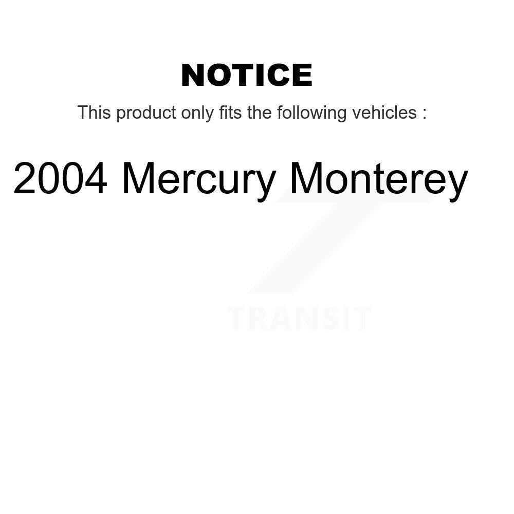 Rear Shock And TOR Link Kit For 2004 Mercury Monterey KSS-107458