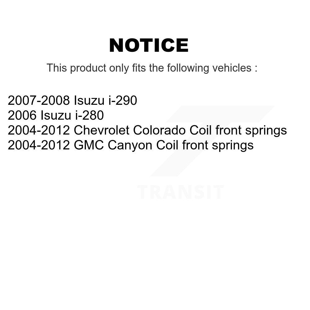 Rear Shock And TOR Link Kit For Chevrolet Colorado GMC Canyon Isuzu i-280 i-290 KSS-107490