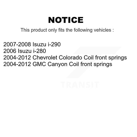 Rear Shock And TOR Link Kit For Chevrolet Colorado GMC Canyon Isuzu i-280 i-290 KSS-107490