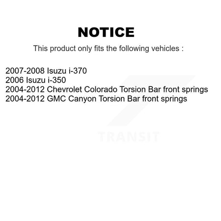 Rear Shock And TOR Link Kit For Chevrolet Colorado GMC Canyon Isuzu i-350 i-370 KSS-107491
