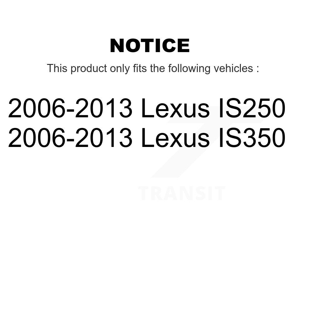 Rear Shock And TOR Link Kit For 2006-2013 Lexus IS250 IS350 KSS-107494